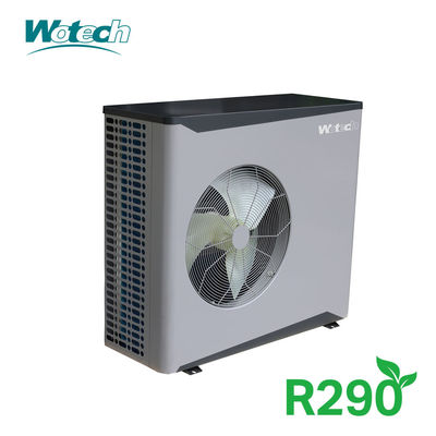 acheter Wotech 220V 15kw pompe à chaleur air à eau monobloc R290 A / A Euro Standard pompe à chaleur à chaleur thermique fabrication en ligne