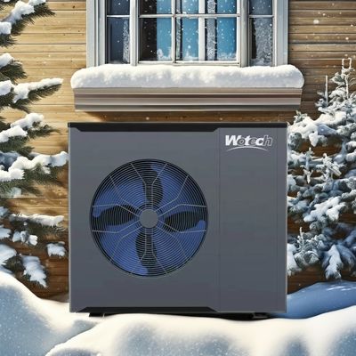 Euro Standard Wotech 380V 14kw pompe à chaleur air-eau monobloc R32 pompe à chaleur à courant continu