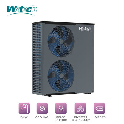 22kw R32 pompe à chaleur d'air à liquide pompe à chaleur monobloc à trois phases à onduleur pour le chauffage