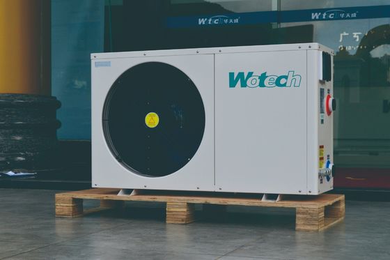 6kw R32 Super silencieux résiduelle sur / hors pompe à chaleur air à eau conçue pour les piscines résidentielles