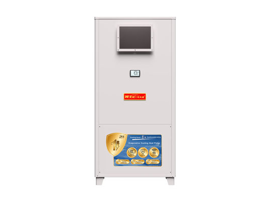 Refroidisseur d'eau industriel à 3 phases à conduit à sol 220V 60Hz avec sortie d'air avant